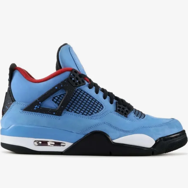 کتونی نایک جردن4 ترویس اسکات کاکتوس جک آبی Nike Travis Scott Air Jordan 4 Retro Cactus Jack