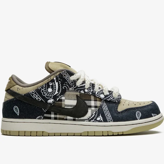 کتونی نایک اس بی ترویس اسکات باندانا کاکتوس جک Nike Sb Dunk Low Travis Scott Cactus Jack