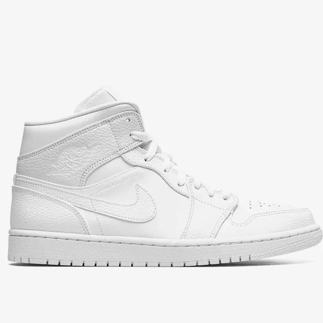 کتونی نایک ایر جردن ۱ ساقدار تمام سفید Nike Air Jordan 1 High White