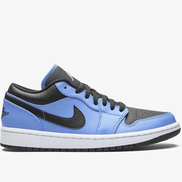 کتونی نایک ایر جردن ۱ بدون ساق یونیورسیتی آبی مشکی Nike Jordan 1 Low University Blue Black