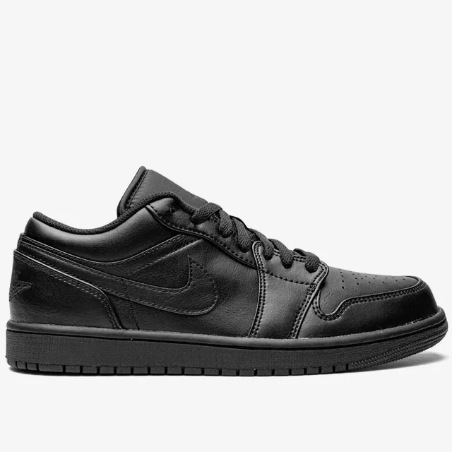 کتونی نایک ایرجردن ۱ بدون ساق تمام مشکی Nike Air Jordan 1 Low Black