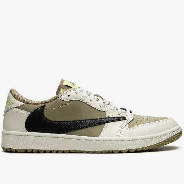 کتونی نایک ایرجردن 1 ترویس اسکات گلف Nike Air Jordan 1 Low Travis Scott Golf
